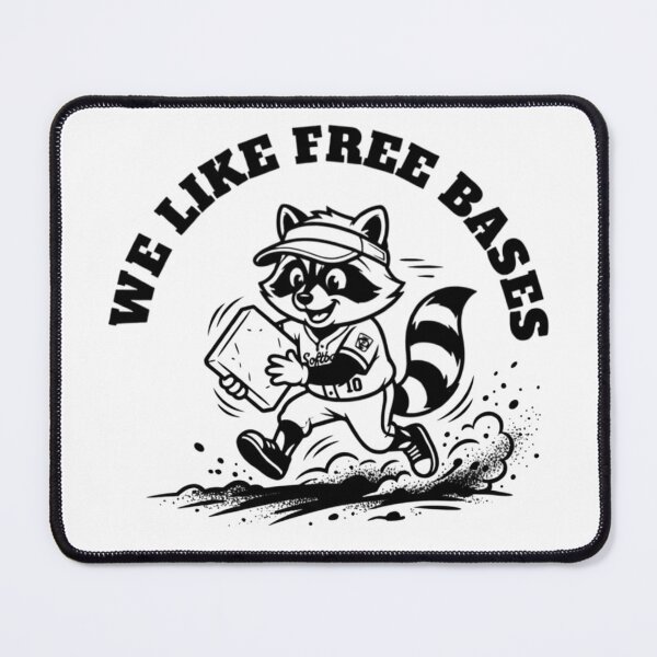 Item preview, We Like Free Bases - Softball Cheer designed and sold by SoftballyStudio.