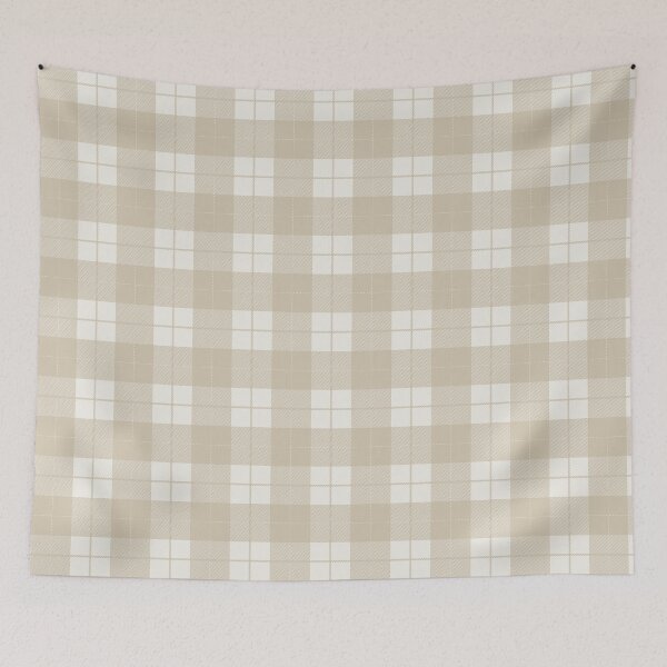 Item preview, Beige And Cream Buffalo Plaid Checkered Pattern designed and sold by pattern-archive.