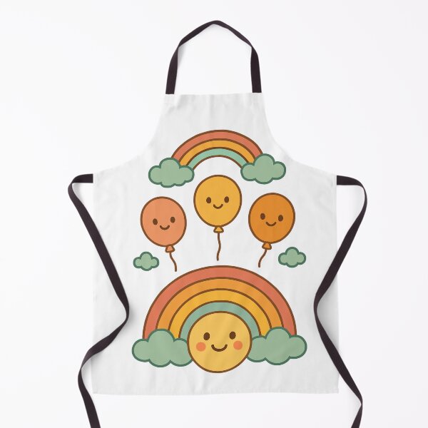 Item preview, Colorful Balloons in the Sky – Happy Art designed and sold by Joyfulfabric.
