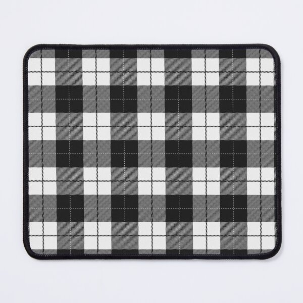 Item preview, Black And White Buffalo Plaid Checkered Pattern designed and sold by pattern-archive.