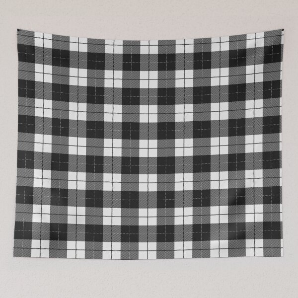 Item preview, Black And White Buffalo Plaid Checkered Pattern designed and sold by pattern-archive.