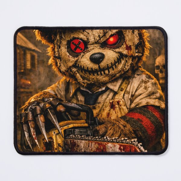 Item preview, Death Bear in Mashup of Nightmare on Elm Street and Chainsaw Massacre designed and sold by Gunnar Hermansen.