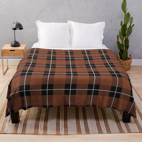 Item preview, Copper And Black Buffalo Plaid Checkered Pattern designed and sold by pattern-archive.