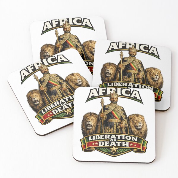 Item preview, King Rastafari standing beside two lions  designed and sold by FoxstarRavas.