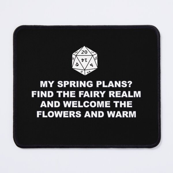 Item preview, D20 - My Spring Plans designed and sold by ZepoPublishing.