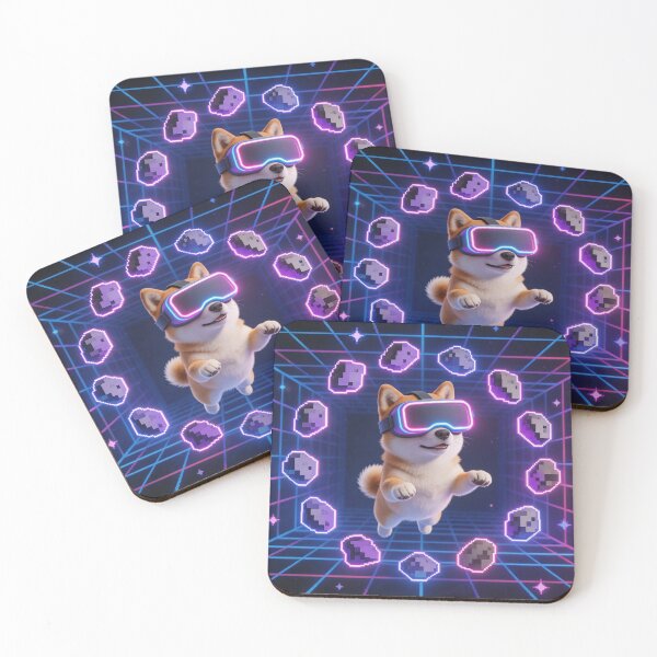 Item preview, Cyber Shiba Inu Gamer VR Space designed and sold by PopNInk.