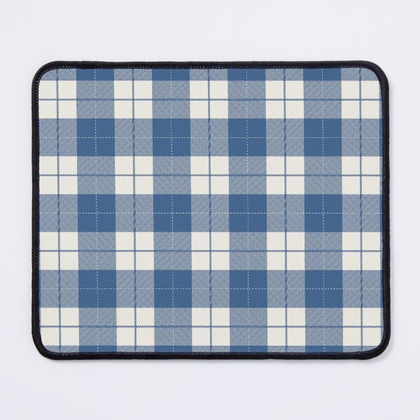 Item preview, Blue And Cream Buffalo Plaid Checkered Pattern designed and sold by pattern-archive.