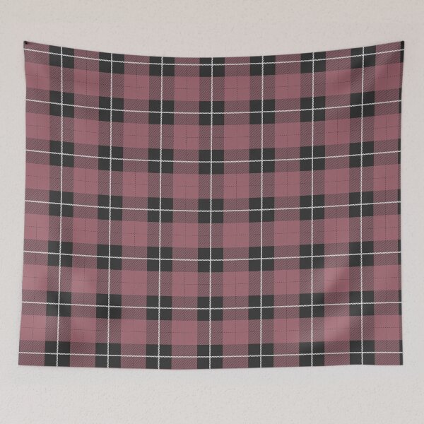 Item preview, Rose And Gray Buffalo Plaid Checkered Pattern designed and sold by pattern-archive.