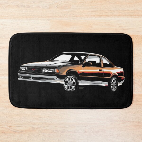 Artikelvorschau, 1989 Chevy Cavalier Z24 – Retro-Coupé der 80er Jahre entworfen und verkauft von Stinky Lincy's Apparel Company.