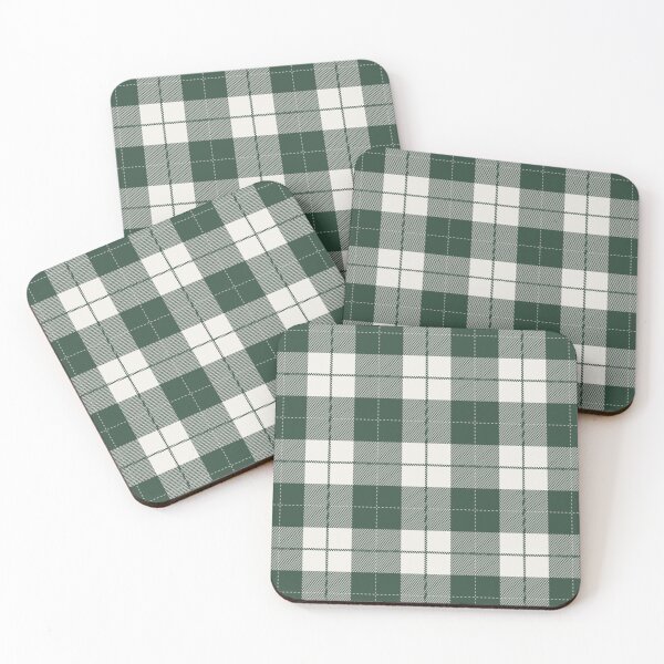 Item preview, Forest Green And Cream Buffalo Plaid Checkered Pattern designed and sold by pattern-archive.