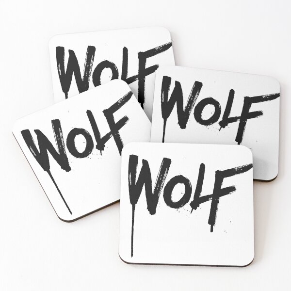Artikelvorschau, WOLF Graffiti-Design mit kühnen Pinselstrichen entworfen und verkauft von atlasouchen.
