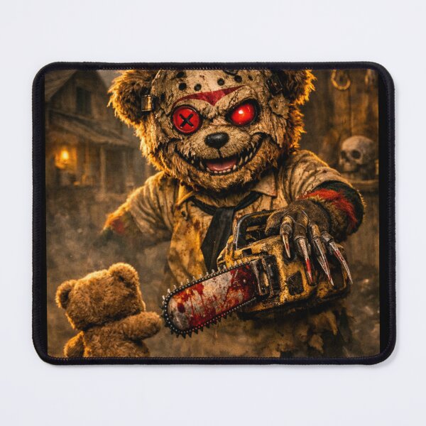 Item preview, Death Bear in mashup of Friday 13th and Nightmare on Elm Street and Chainsaw Massacre designed and sold by Gunnar Hermansen.