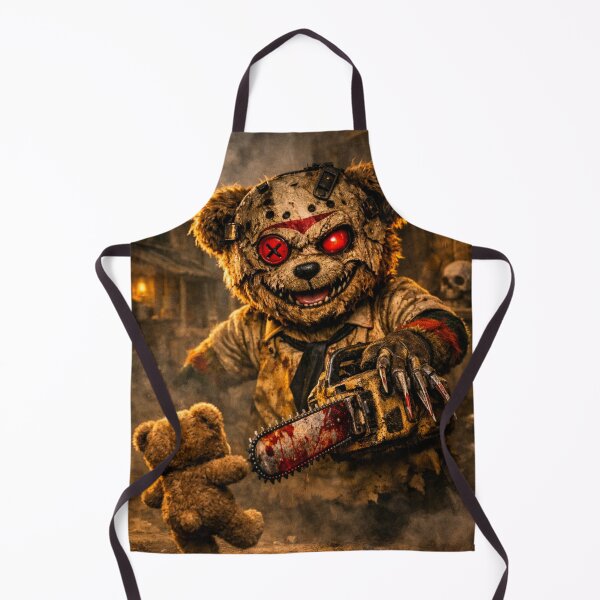 Item preview, Death Bear in mashup of Friday 13th and Nightmare on Elm Street and Chainsaw Massacre designed and sold by Gunnar Hermansen.