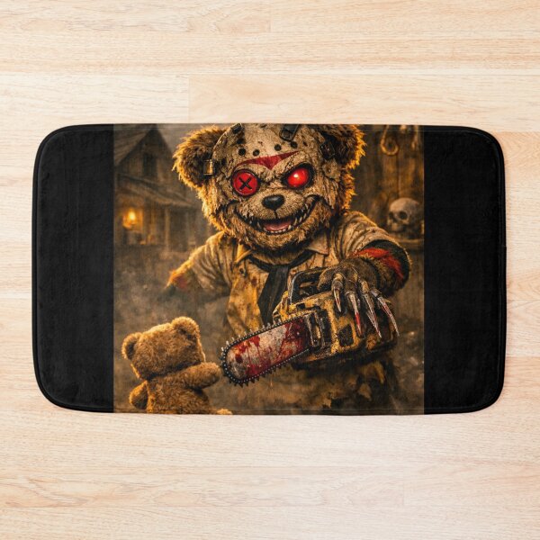 Item preview, Death Bear in mashup of Friday 13th and Nightmare on Elm Street and Chainsaw Massacre designed and sold by Gunnar Hermansen.
