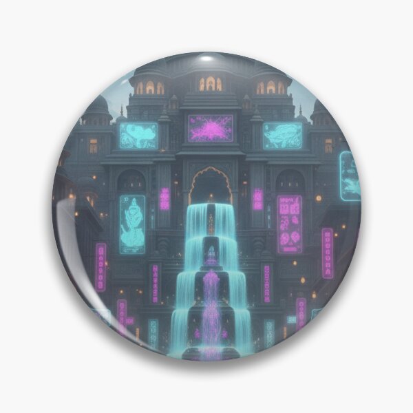 Item preview, Neon Maharaja Cityscape designed and sold by VirtualRealPicture.
