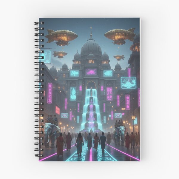 Item preview, Neon Maharaja Cityscape designed and sold by VirtualRealPicture.