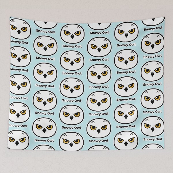 Item preview, Majestic Snowy Owl Face designed and sold by OEKAKIYASAN.