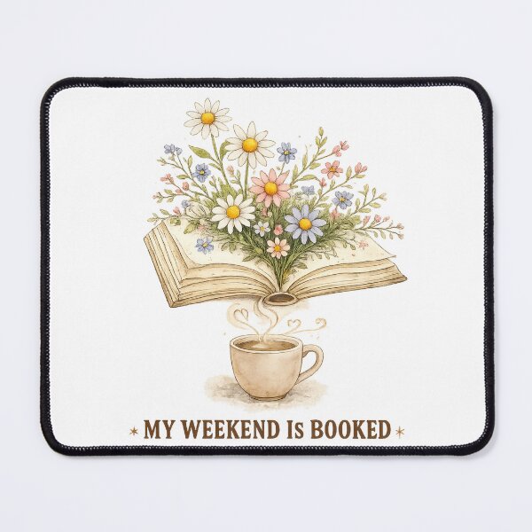 Item preview, My weekend is booked: books & flowers designed and sold by Dennis' Creative Corner.