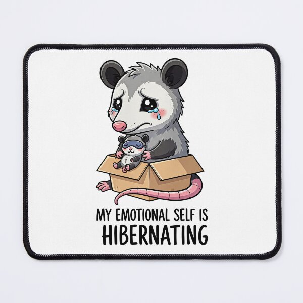 Item preview, Emotional Self Hibernating Raccoon designed and sold by Existential .
