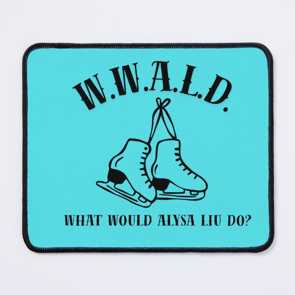 Item preview, What Would Alysa Liu Do? On Sky Blue designed and sold by AnimaliaStar.