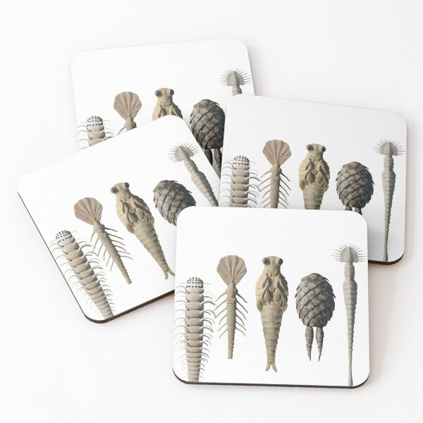 Item preview, Ancient trilobite fossils in various poses and shapes designed and sold by Creative88Art.