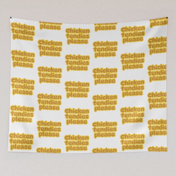 Item preview, Chicken Tendies Please – Honey Mustard Comfort Food Typography designed and sold by TheStephanieRome.