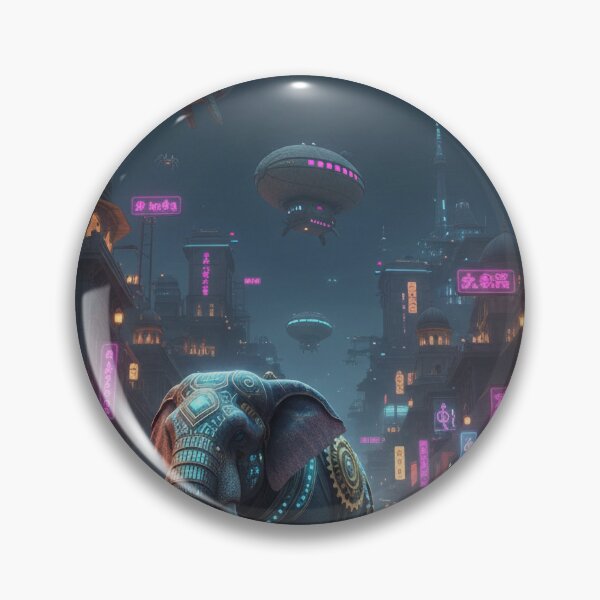 Item preview, Futuristic Maharaja Elephant designed and sold by VirtualRealPicture.