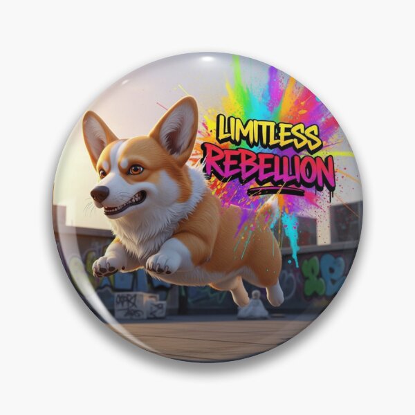 Item preview, Limitless Rebellion Corgi designed and sold by PetJoyPrintsCO.
