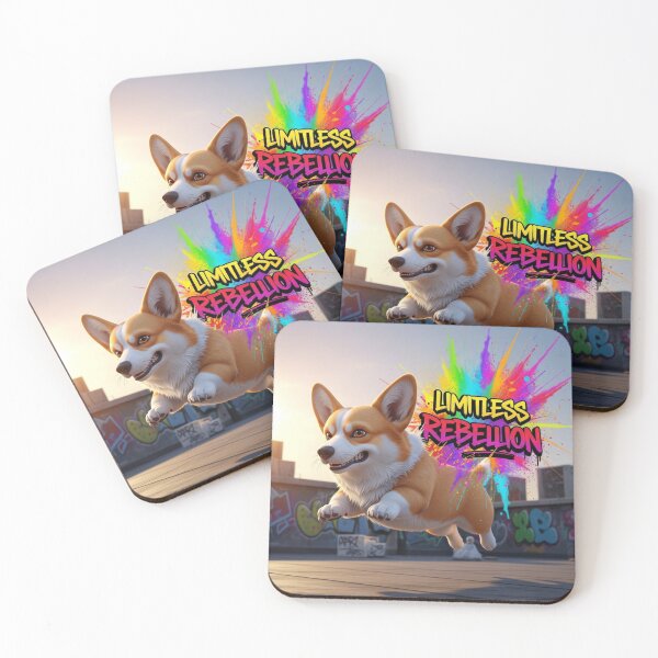 Item preview, Limitless Rebellion Corgi designed and sold by PetJoyPrintsCO.