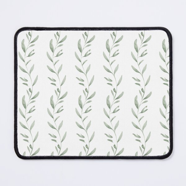 Item preview, White Sage Vertical Watercolor Vine Seamless Pattern designed and sold by DesigntshirtWB.