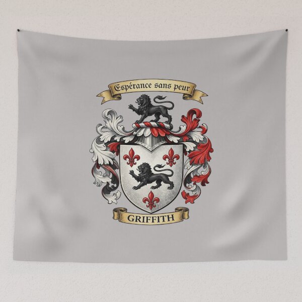 Item preview, The Griffith Family Coat of Arms designed and sold by BagTown Clans.