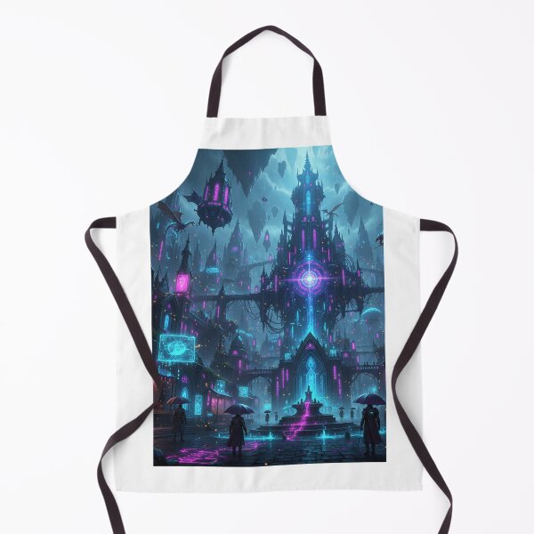 Item preview, Neon Gothic Fantasy City designed and sold by VirtualRealPicture.