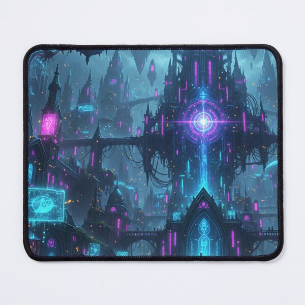 Item preview, Neon Gothic Fantasy City designed and sold by VirtualRealPicture.