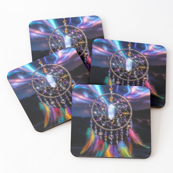 Item preview, Rainbow Crystal Dreamcatcher Glow designed and sold by CoquetteLunaCo.