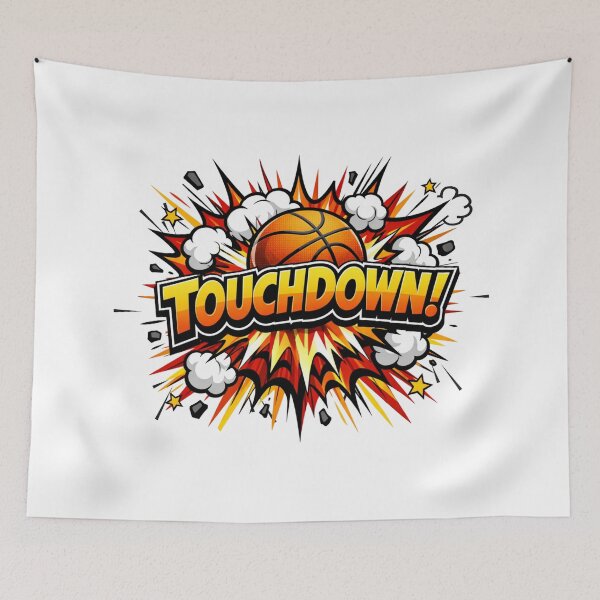 Item preview, Ironic touchdown basketball joke designed and sold by UNK-Fatigues.