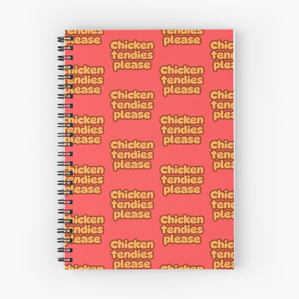 Item preview, Chicken Tendies Please – BBQ Sauce Inspired Comfort Food Typography designed and sold by TheStephanieRome.