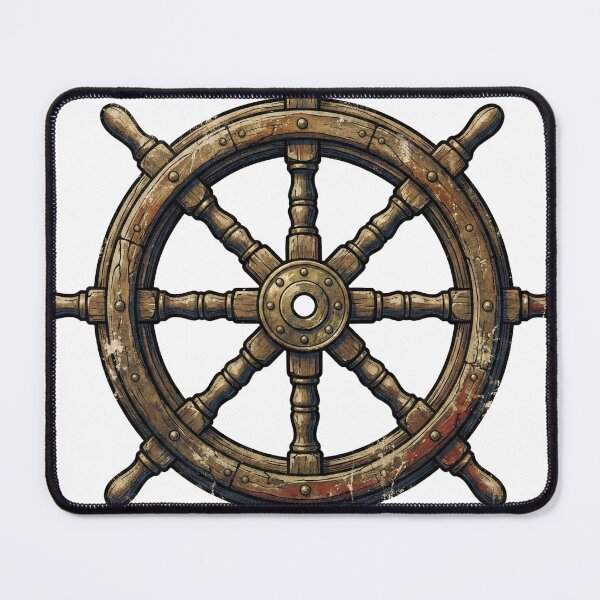 Item preview, Vintage Ship Wheel designed and sold by pictranoosa.