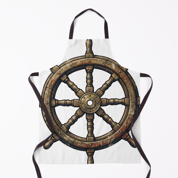 Item preview, Vintage Ship Wheel designed and sold by pictranoosa.