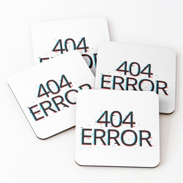 Item preview, 404 Mood – Glitch Error Statement Design designed and sold by Inkae Studio.