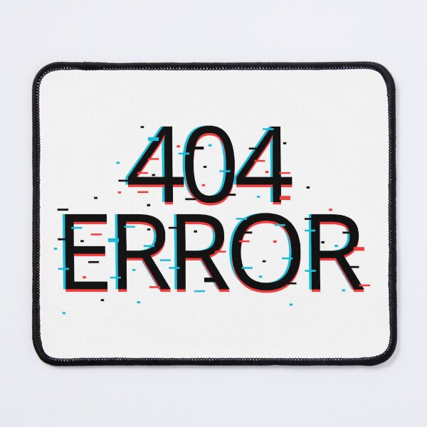 Item preview, 404 Mood – Glitch Error Statement Design designed and sold by Inkae Studio.