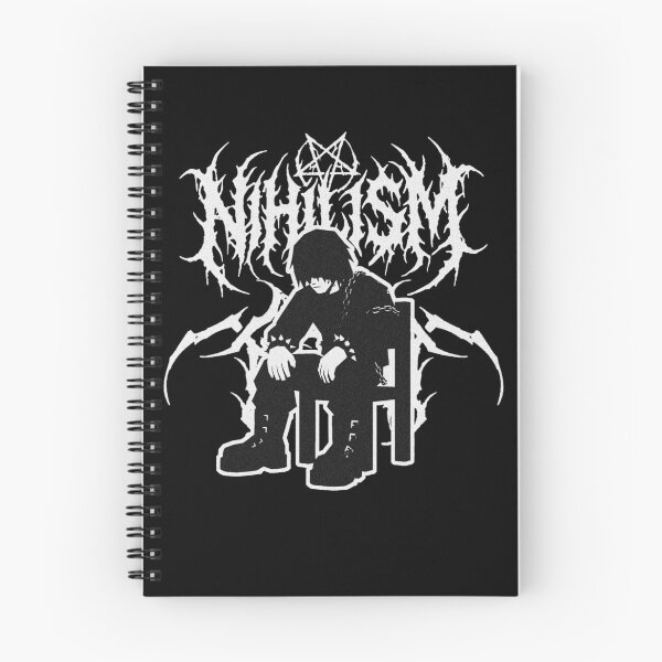 Item preview, Nihilism| Goth Emo Stamp - Dark art designed and sold by DevilPrintArt.