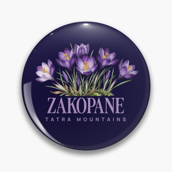 Item preview, Zakopane Tatra Mountains Crocus Flower Spring Design designed and sold by LinaValearte.