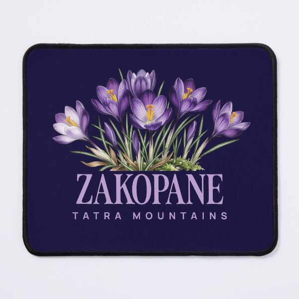 Item preview, Zakopane Tatra Mountains Crocus Flower Spring Design designed and sold by LinaValearte.