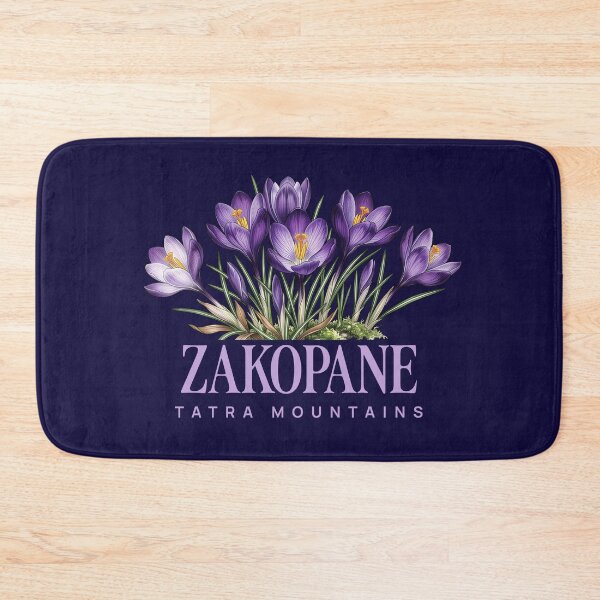 Item preview, Zakopane Tatra Mountains Crocus Flower Spring Design designed and sold by LinaValearte.