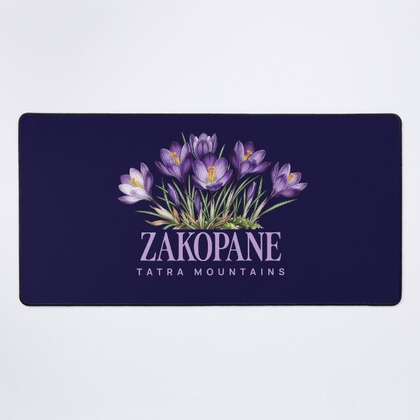 Item preview, Zakopane Tatra Mountains Crocus Flower Spring Design designed and sold by LinaValearte.