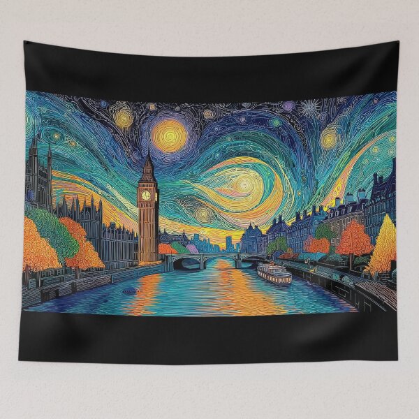 Item preview, MIDNIGHT MAJESTY OVER WESTMINSTER designed and sold by ArtbyRolleen.