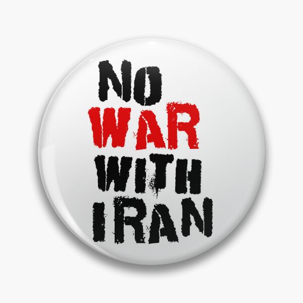 Item preview, No War with Iran designed and sold by Thelittlelord.