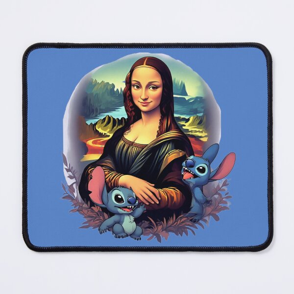 Item preview, Stitch and Mona Lisa. designed and sold by Natalia-Vlad.