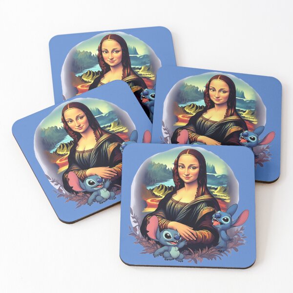 Item preview, Stitch and Mona Lisa. designed and sold by Natalia-Vlad.
