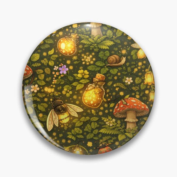 Item preview, Enchanted Forest Seamless Pattern designed and sold by M&M's Twisted Treasures LLC .